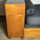 Art Deco daybed attributed to Jules Emile Leleu, Prince of Monaco model, 1927