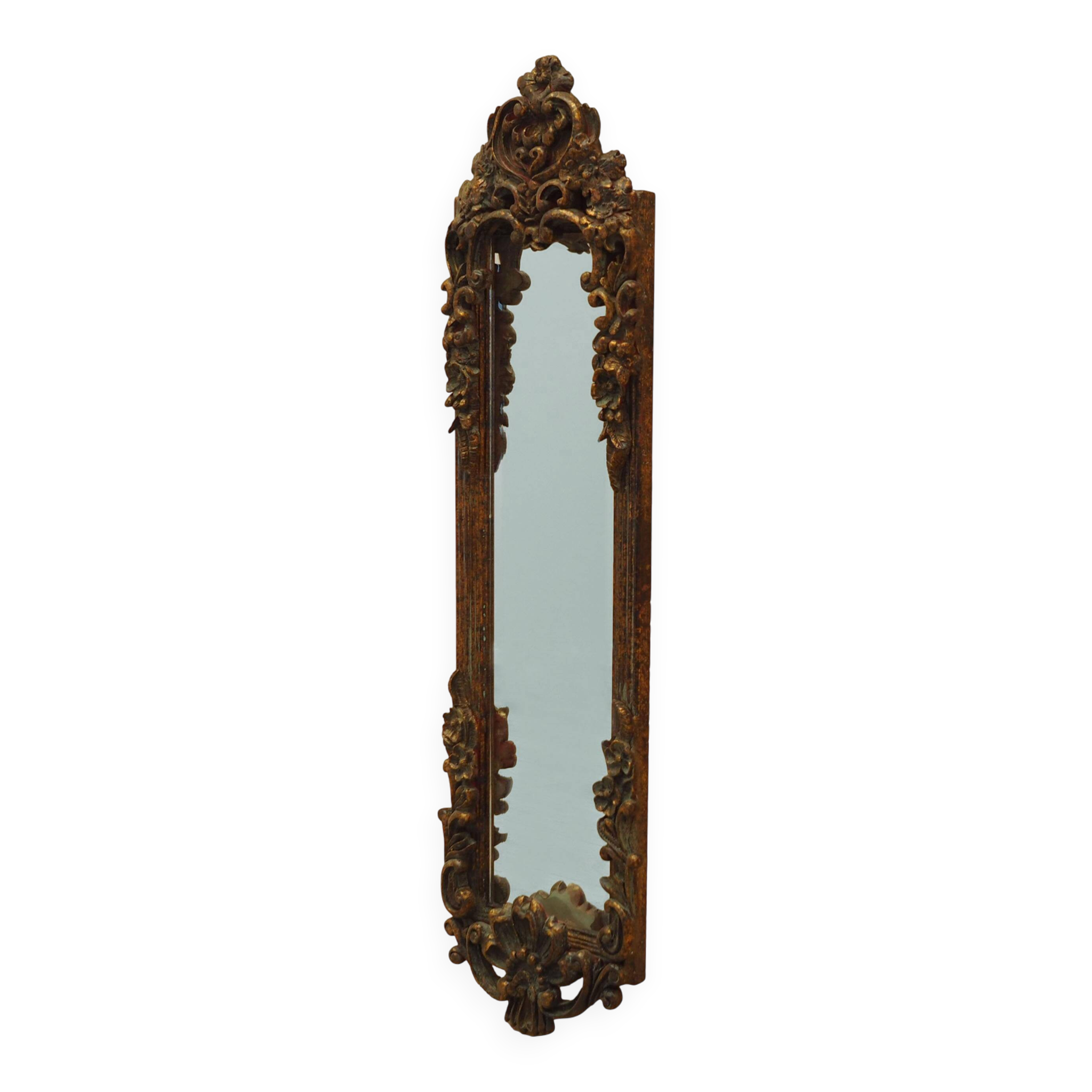 Mirror in a wooden frame, Italian design, 1960s, production: Italy