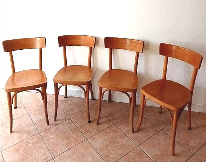 Set of 4 Thonet chairs