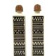 Mid-century set of 2 ceramic bottles, Staffel Limburg Germany, 1960s
