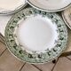 Set of 6 flat plates Terre de Fer late nineteenth