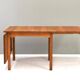 Scandinavian drop leaf dining table in oak, 1970s