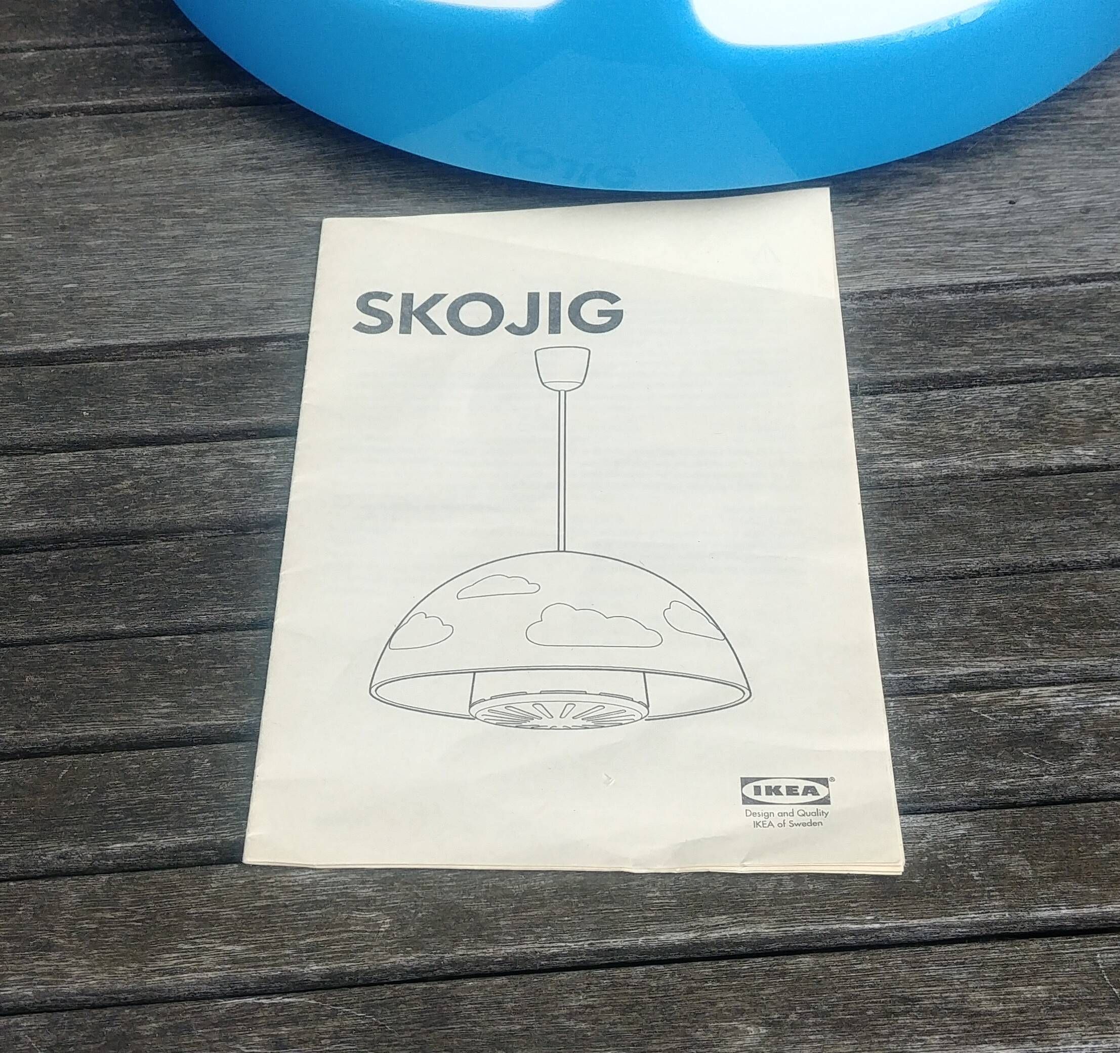 Ikea Skojig pendant light from IKEA - vintage 90s model cloud/blue decor