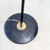 Belgian red lacquered floor lamp