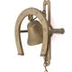 Brass bell with horseshoe, 70s