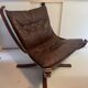3 vintage Falcon chairs. By Sigurd Ressel for Vatne Møbler Norway. 1970's. Falcon chairs