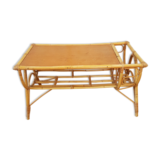 Rattan coffee table