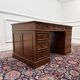 Classic English Desk with Green Inlay
