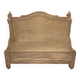 Shabby chic style church bench