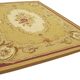 Handmade European Vintage Aubusson Kilim 268 cm x 367 cm