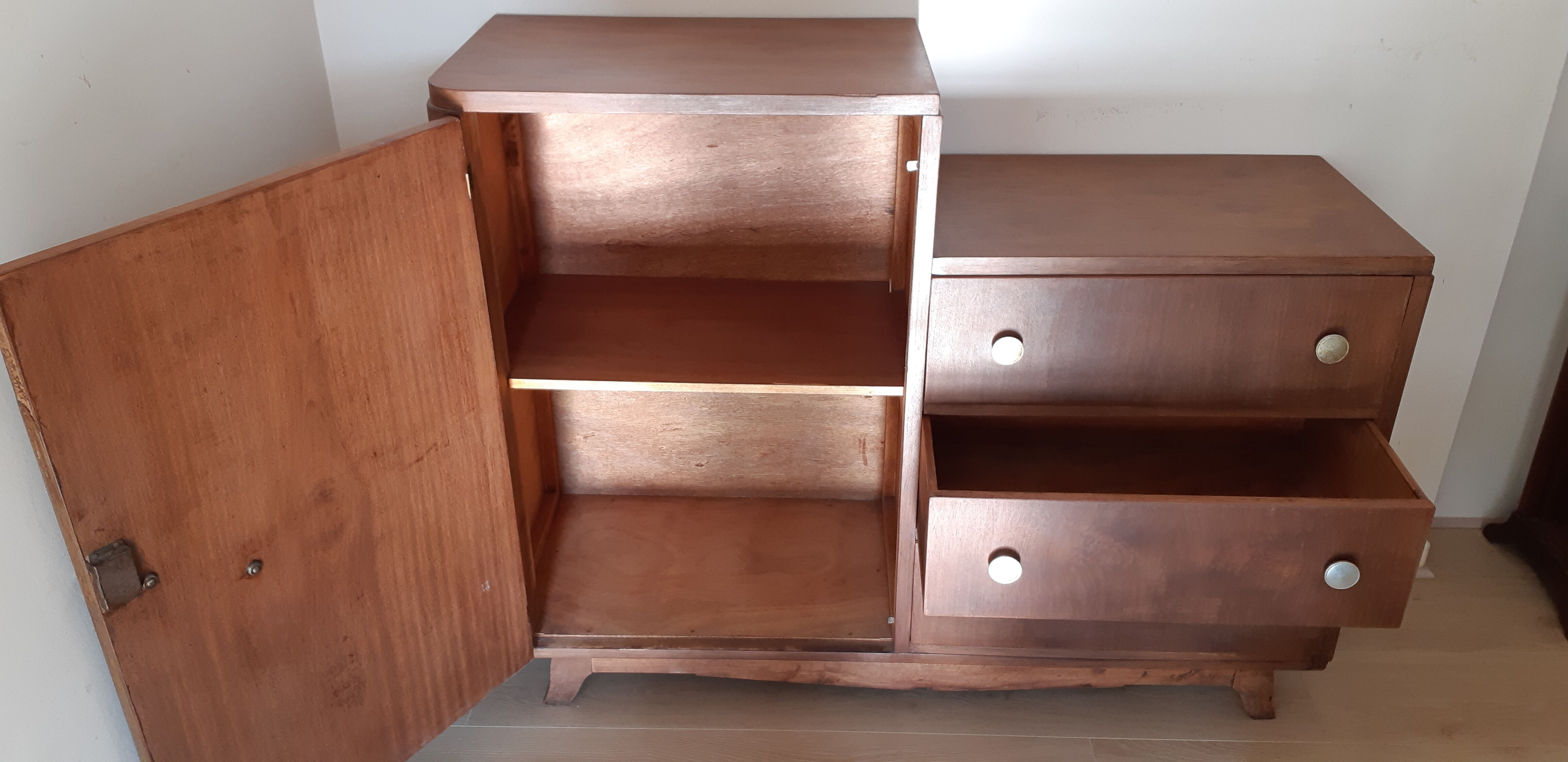 Vintage asymmetrical chest