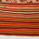 158x390Cm Peach & Red Handmade Kilim Rug