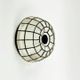 Mid Century Modern Glass Ceiling Light From Limburg, Germany, 1960s/1970s