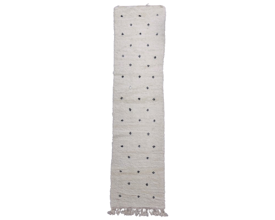 Carpet corridor berber black peas 75 X 310 cm