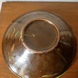 Green ceramic salad bowl