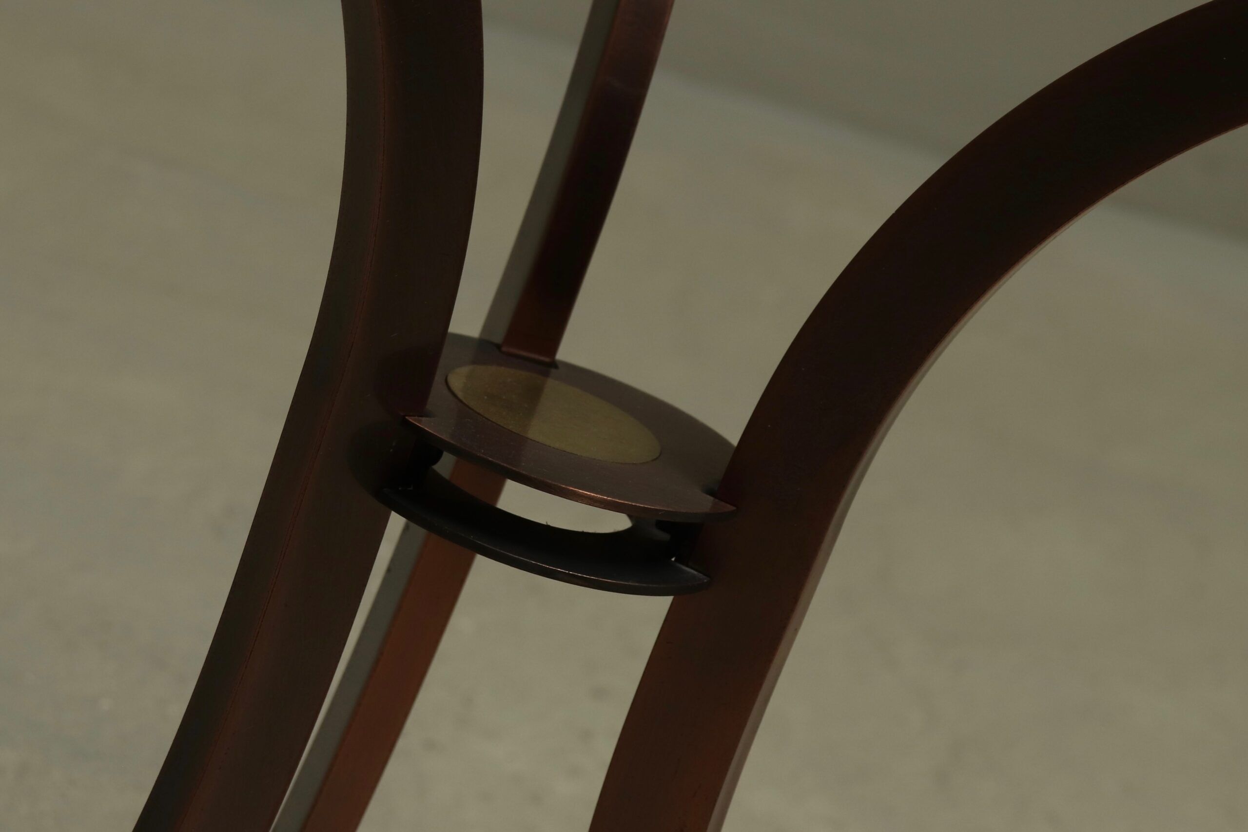 Side table by Belgo Chrom Belgium 1980s