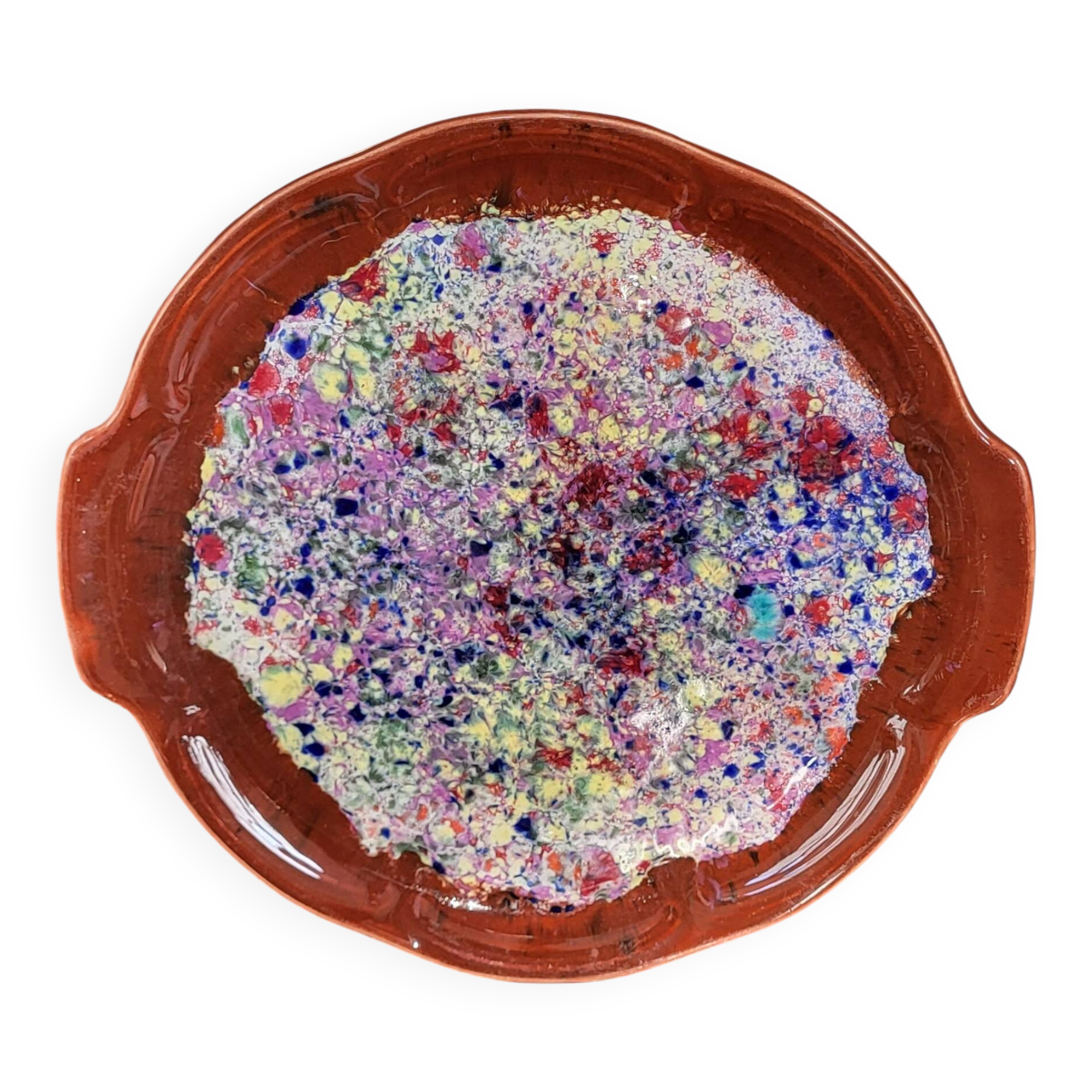 Stoneware dish from the Morvan