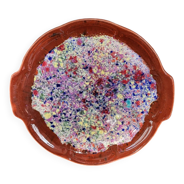 Stoneware dish from the Morvan