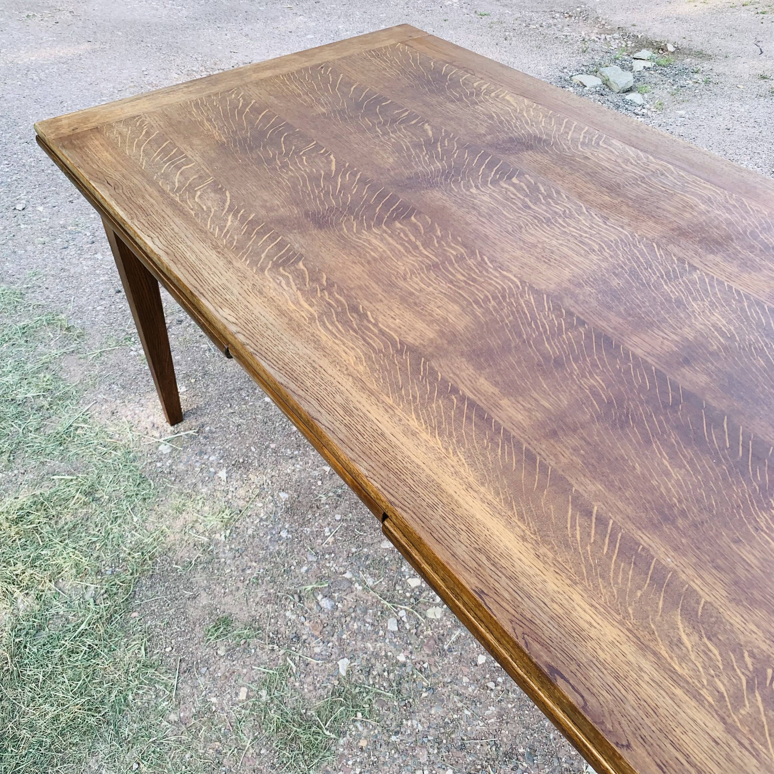 Old extendable farmhouse table