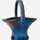 Basket pot cover, Vintage ceramic