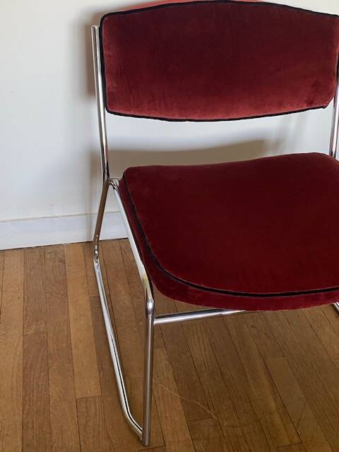 Velvet armchair, 1970