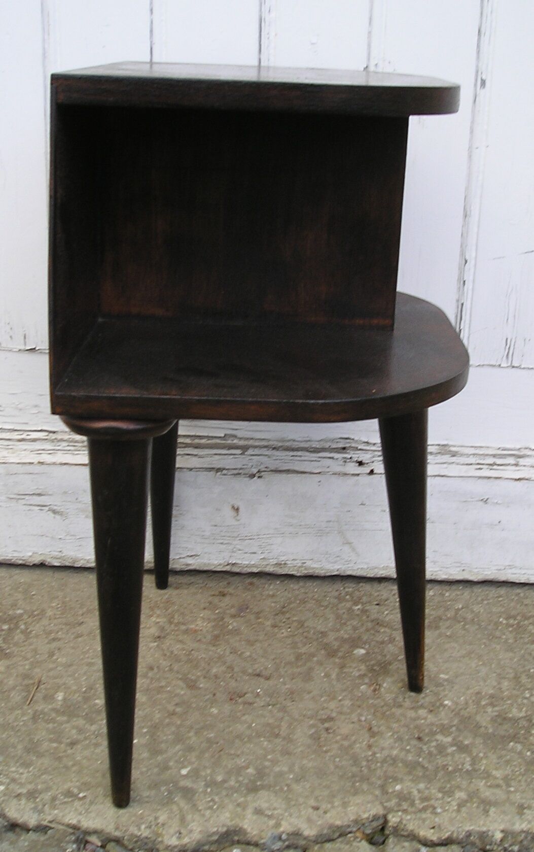 Feet compass years bedside table 60 vintage