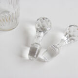 Set of baccarat oil and winery