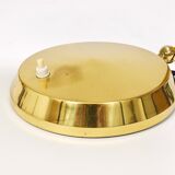 Mid-century table or desk lamp in black brass, Austria, 1960s.