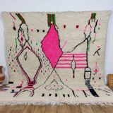 Handmade wool Berber rug 266 X 242 CM
