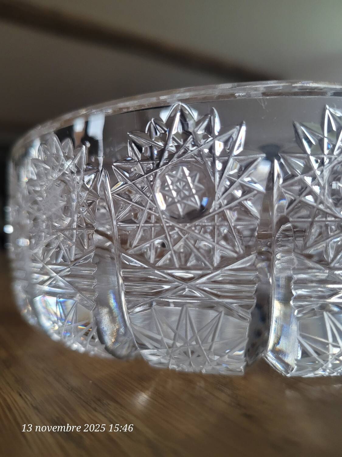 Ashtray / pocket tray in crystal