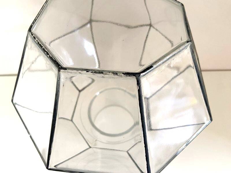 Glass Shade Globe Vintage Ceiling Lamp Glashütte Limbourg Germany