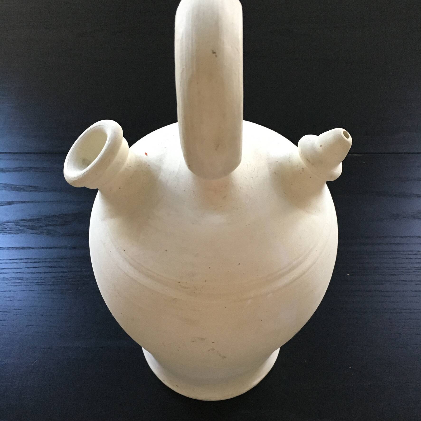 Large white water bottle