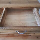 Old Parisian sideboard in raw wood