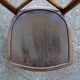 Set of 4 bistro chairs, wooden seats 1925
