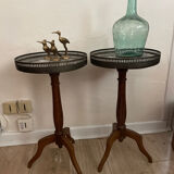 Duo pedestal tables
