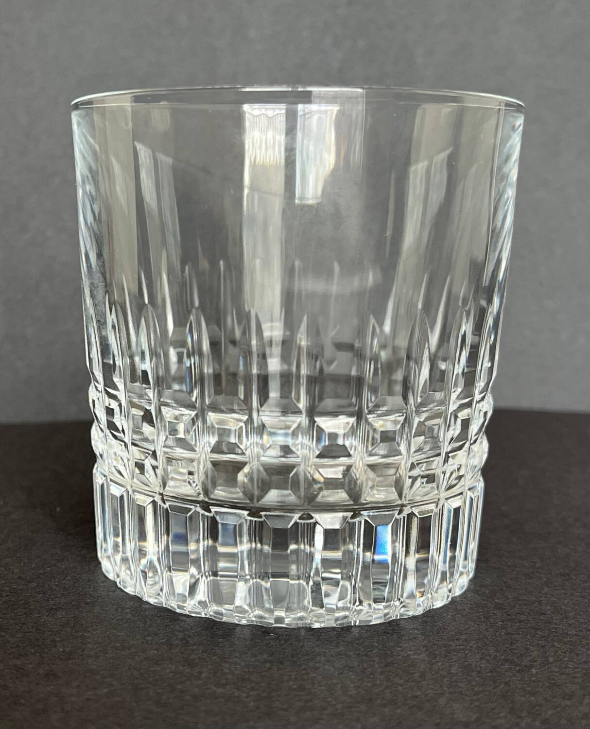 6 crystal whiskey glasses