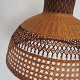 Vintage rattan lampshade
