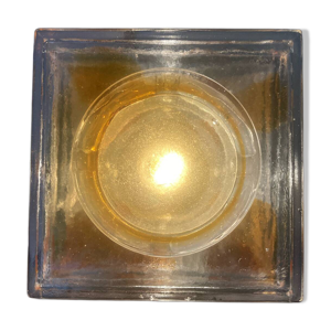 Applique en verre transparent