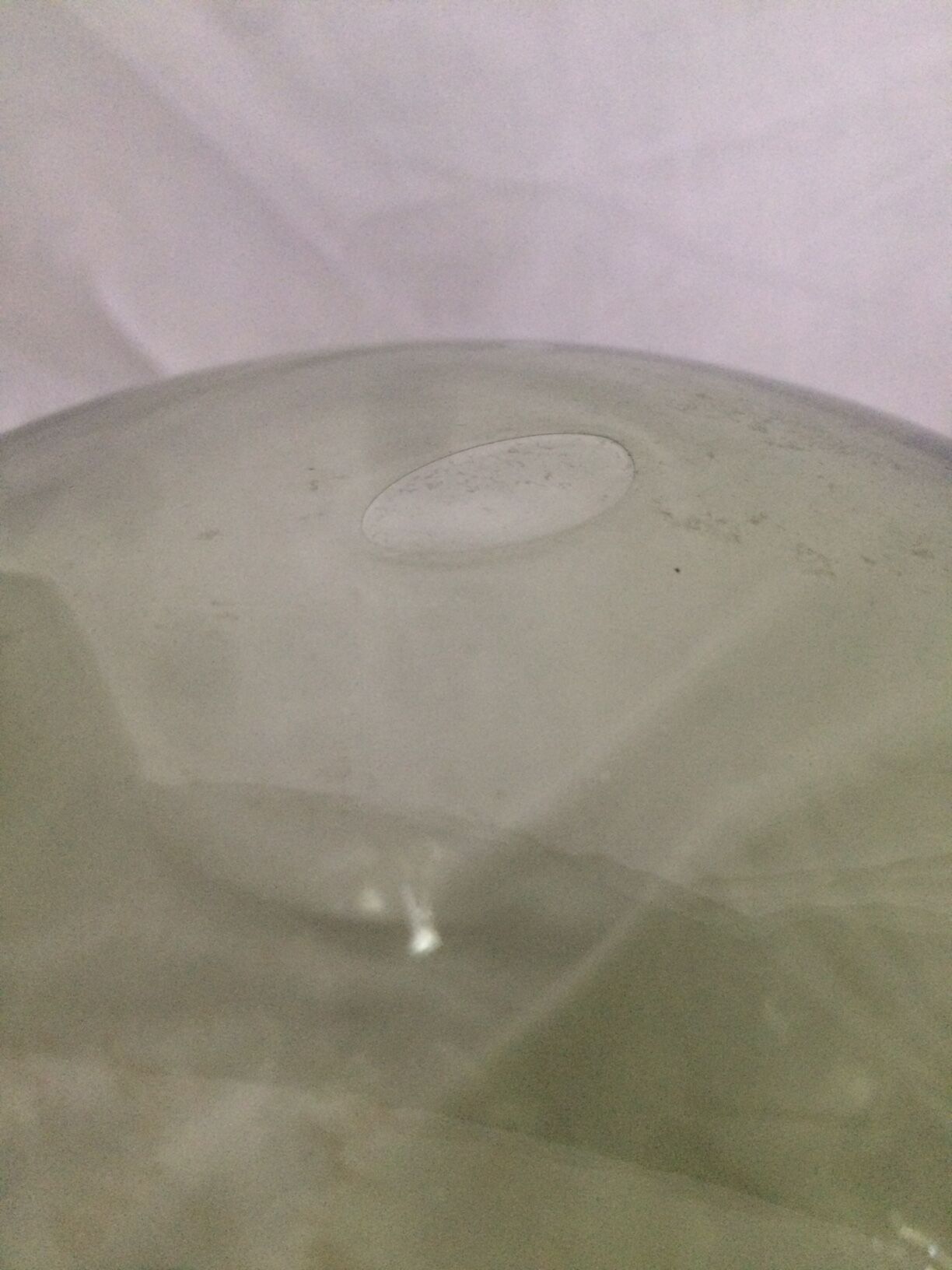 Dame-jeanne ancienne verte transparente  8, 10L