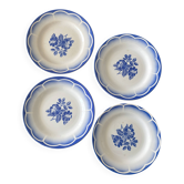 Set of 6 flat plates Digoin Sarreguemines Marsac • Vintage tableware