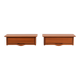 Pair of wall-mounted bedside tables, produced by Permanente Mobili Cantù, ver.
