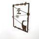 Contemporary Wall Mirror with Iron Frame, Italy