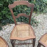 Four chairs during the Napoleon III era