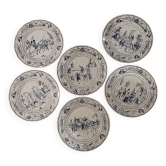 6 talking plates, French revolution theme 1789