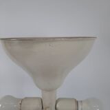 Foot lamp ceramic and brass vintage 50/60 s