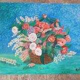 Tableau bouquet fleurs