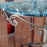 Wrought iron console 1950