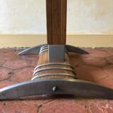 Old vintage wooden metal bistro table 40/50