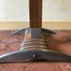 Old vintage wooden metal bistro table 40/50