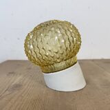 Vintage White Porcelain Wall Light, 1970s